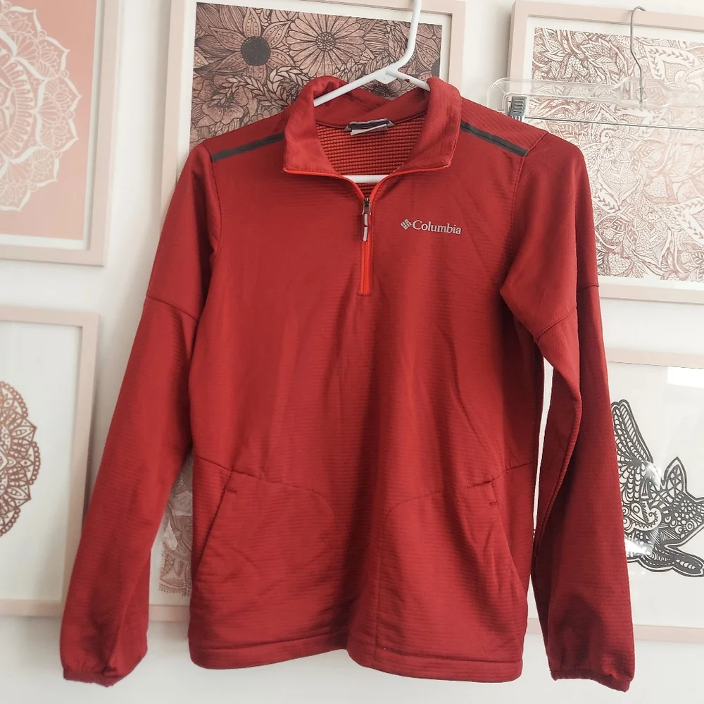 Columbia youth quarter zip, large